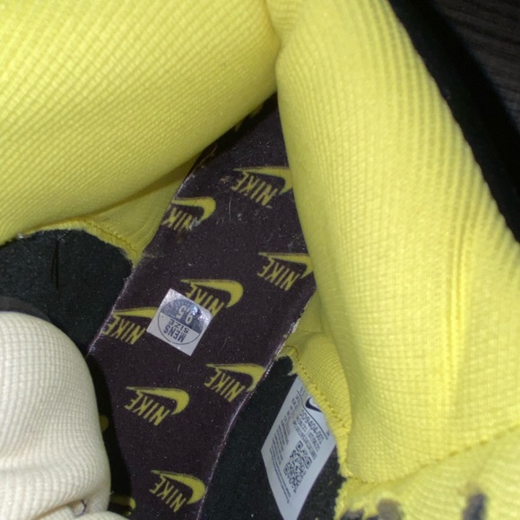 Nike Mens Dunk High 1985 DD9404 001 Yellow Acid Wash - Picture 7 of 8